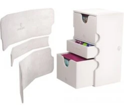 Gamegenic Deckbox Stronghold 200+ XL Convertible White -Card Games Shop GGS20122 5