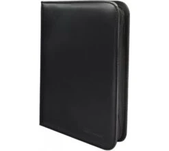 Ultra Pro Vivid 4 Pocket Zippered Pro Binder - Black -Card Games Shop bi 4pkt vivid black 2