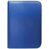 Ultra Pro Vivid 4 Pocket Zippered Pro Binder - Blue -Card Games Shop bi 4pkt vivid blue 1