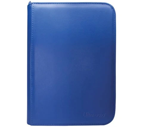 Ultra Pro Vivid 4 Pocket Zippered Pro Binder - Blue 3 Ultra Pro Vivid 4 Pocket Zippered Pro Binder - Blue