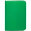 Ultra Pro Vivid 4 Pocket Zippered Pro Binder - Green -Card Games Shop bi 4pkt vivid green 1