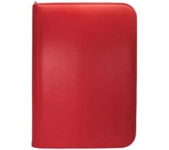 Ultra Pro Vivid 4 Pocket Zippered Pro Binder - Red