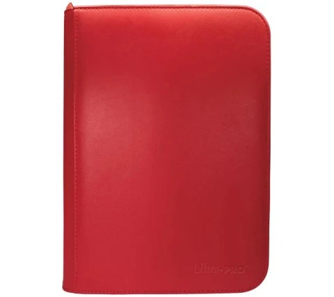 Ultra Pro Vivid 4 Pocket Zippered Pro Binder - Red 3 Ultra Pro Vivid 4 Pocket Zippered Pro Binder - Red