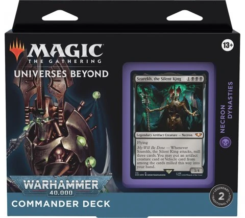 Universes Beyond: Commander Deck Warhammer 40,000 - Necron Dynasties 3 Universes Beyond: Commander Deck Warhammer 40,000 - Necron Dynasties