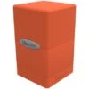 Ultra Pro Deckbox Satin Tower Pumpkin Orange -Card Games Shop db satin tower pumpkin orange 1