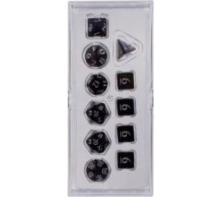 Wizards Of The Coast Dice Set Eclipse: Jet Black (11-piece) 9 Wizards Of The Coast Dice Set Eclipse: Jet Black (11-piece) -Card Games Shop dice set eclipse jet black 3