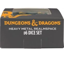 Ultra Pro Dungeons And Dragons - Heavy Metal Dice Set D6: Spelljammer Realmspace (4 Pieces) -Card Games Shop ds realmspace d6 set 4