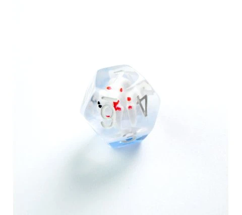 Gamegenic - Embraced Series RPG Dice Set: Polar Bear (7 Pieces) 5 Gamegenic - Embraced Series RPG Dice Set: Polar Bear (7 Pieces) - Image 3