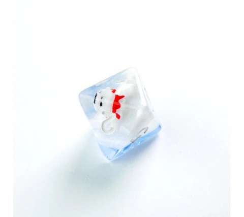 Gamegenic - Embraced Series RPG Dice Set: Polar Bear (7 Pieces) 7 Gamegenic - Embraced Series RPG Dice Set: Polar Bear (7 Pieces) - Image 5