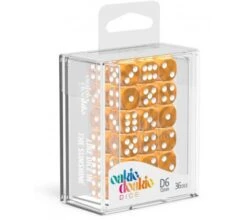 Oakie Doakie Dice Set D6 Marble: Orange (36 Pieces) 8 Oakie Doakie Dice Set D6 Marble: Orange (36 Pieces) -Card Games Shop odd 400008 3