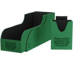 Dragon Shield Nest 300+ With Tray: Green And Black -Card Games Shop sb dragon shield nest300 green 5