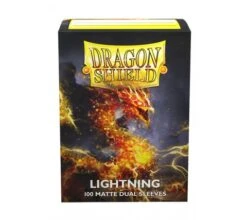 Dragon Shield Sleeves Dual Matte - Lightning (100 Pieces)