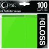 Ultra Pro Eclipse Gloss Deck Protectors Lime Green (100 Pieces) -Card Games Shop sl eclipse gloss lime green 1