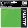 Ultra Pro Eclipse Matte Deck Protectors Lime Green (100 Pieces) -Card Games Shop sl eclipse matte lime green 1