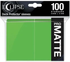 Ultra Pro Eclipse Matte Deck Protectors Lime Green (100 Pieces)