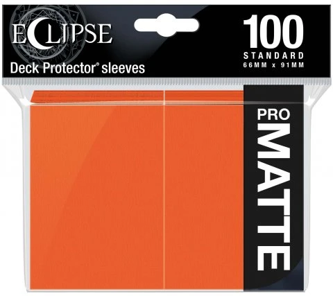 Ultra Pro Eclipse Matte Deck Protectors Pumpkin Orange (100 Pieces) 3 Ultra Pro Eclipse Matte Deck Protectors Pumpkin Orange (100 Pieces)