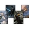 Ultra Pro Magic: The Gathering - Lord Of The Rings: Tales Of Middle-earth Commander Sleeves (set Of 4) -Card Games Shop sl lotr cmd setof4 1