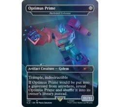 Secret Lair Drop Series: Secret Lair X Transformers - Optimus Prime Vs. Megatron (foil) -Card Games Shop sl optimusvsmegatron foil 6