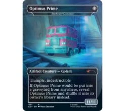 Secret Lair Drop Series: Secret Lair X Transformers - Optimus Prime Vs. Megatron (foil) -Card Games Shop sl optimusvsmegatron foil 7