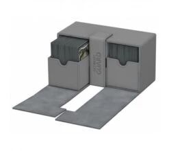 Ultimate Guard Twin Flip'n'Tray Deck Case 200+ XenoSkin Gray -Card Games Shop ug 010384 4