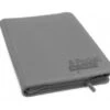 Ultimate Guard 8 Pocket Zipfolio XenoSkin Gray -Card Games Shop ug 010439 1