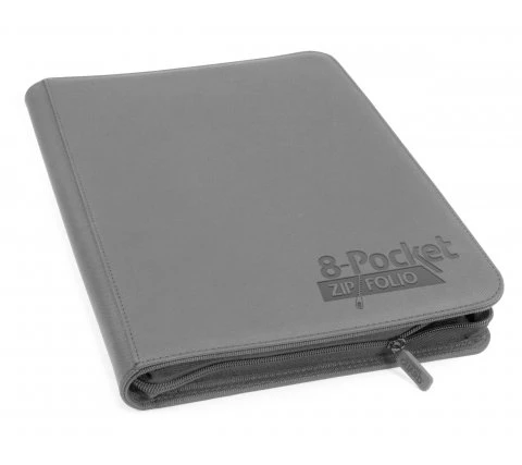 Ultimate Guard 8 Pocket Zipfolio XenoSkin Gray 3 Ultimate Guard 8 Pocket Zipfolio XenoSkin Gray