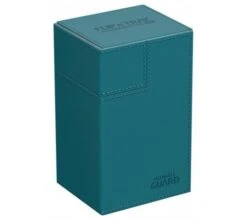Ultimate Guard Flip'n'Tray Deck Case 80+ XenoSkin Petrol Blue -Card Games Shop ug 010771 4