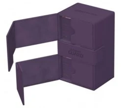Ultimate Guard Twin Flip'n'Tray Deck Case 160+ XenoSkin Monocolor Purple -Card Games Shop ug 011240 6